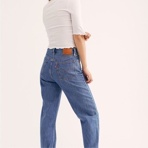 Levi's 501 Jeans Women's Jog My Memory Denim Joggers Size 27 Buttonfly High Rise - Picture 3 of 15